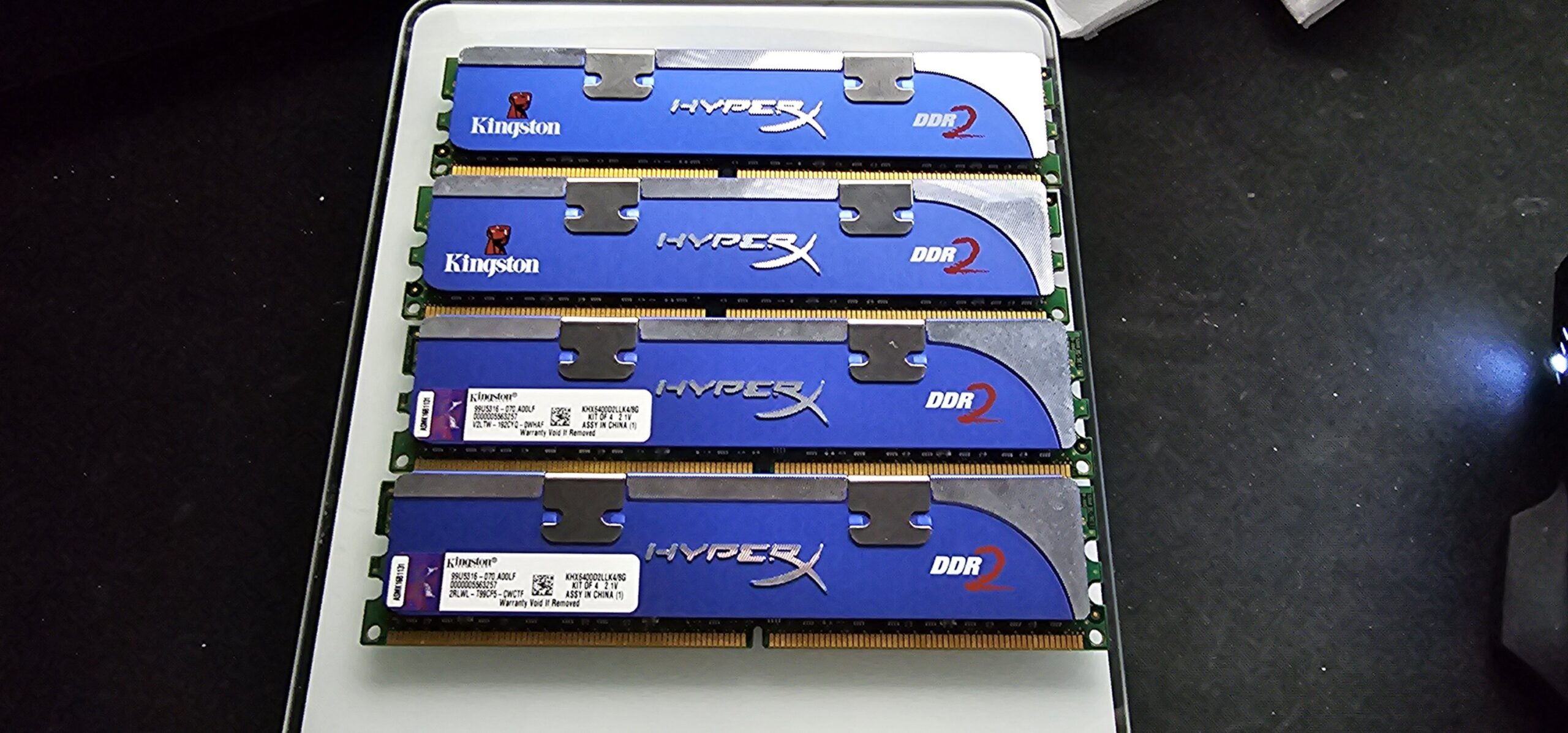 8GB Kingston HyperX DDR2-800 DIMM CL4 Quad Kit