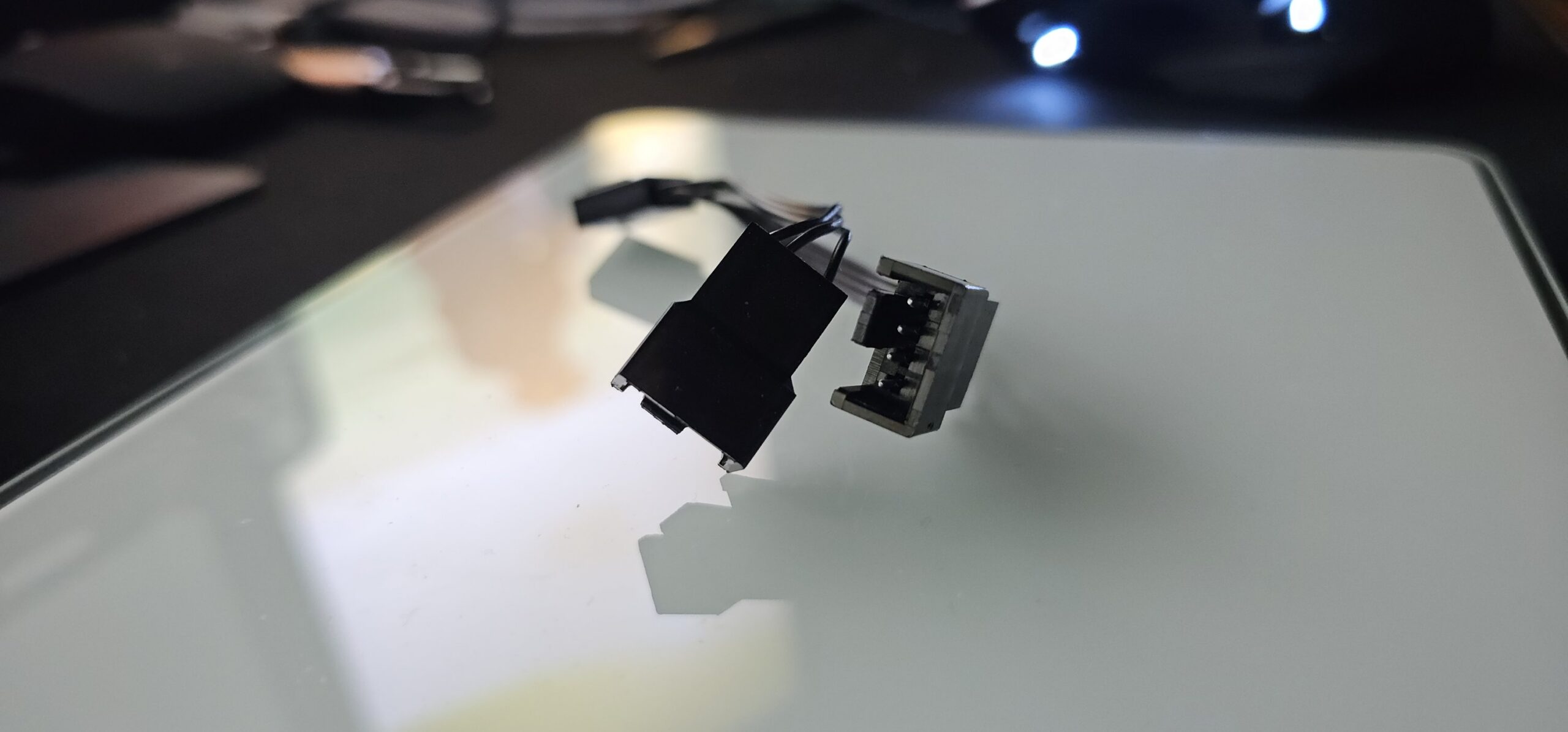 Ersatzteile Adapter Splitter 4Pin male auf 2x4Pin female